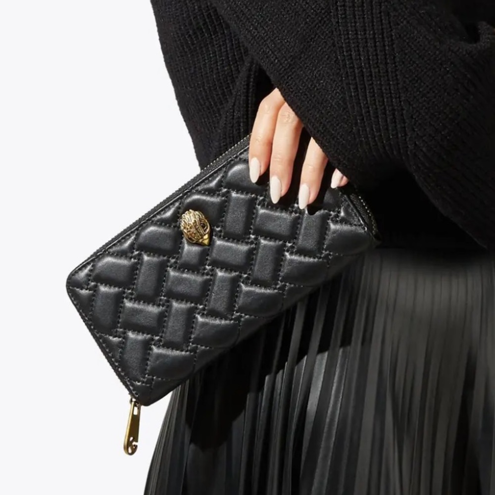 KURT GEIGER LONDON -The Kensington Zip Around Eagle Wallet - NWT w/Dust Bag